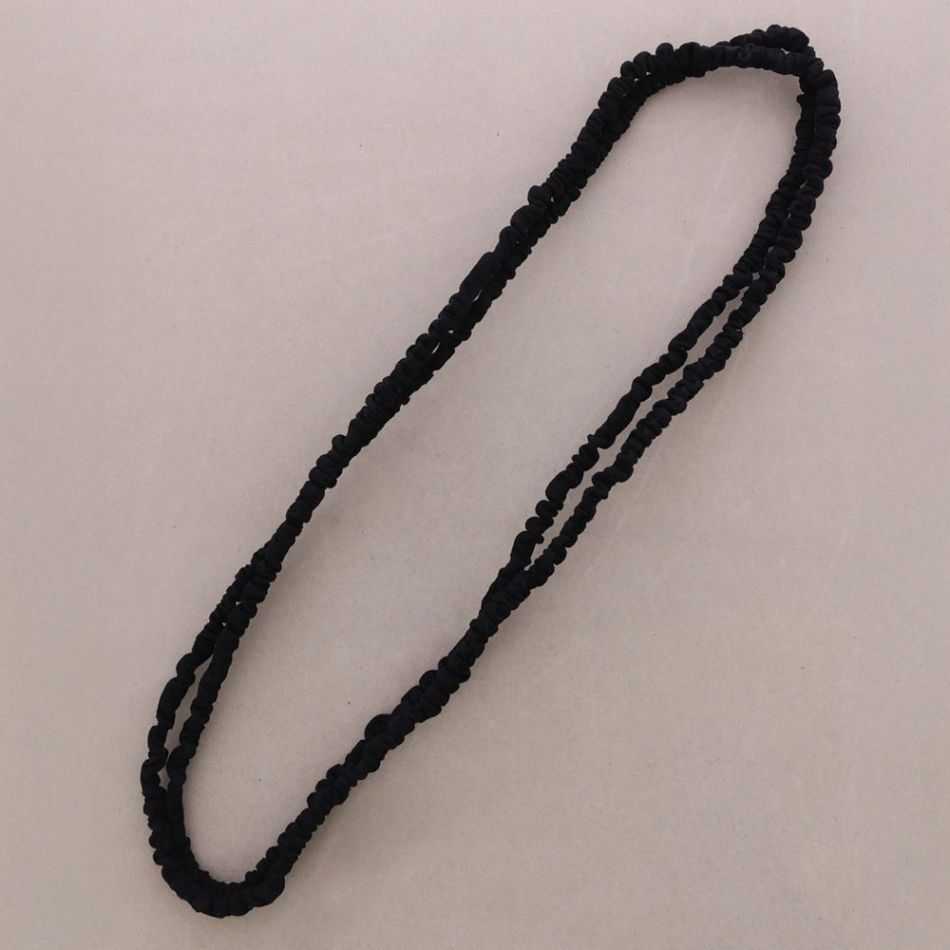 COLLAR LARGO ALAMBRE TELA FORRADA