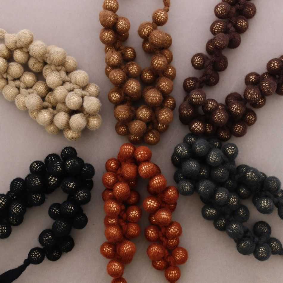 WOOL BEAD CHOKER