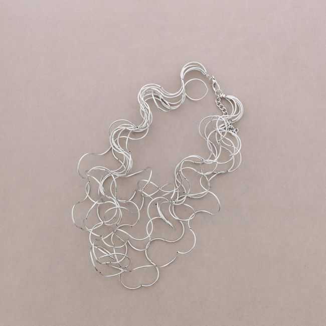 GARGANTILLA MULTI TIRAS TUBOS BRONCE