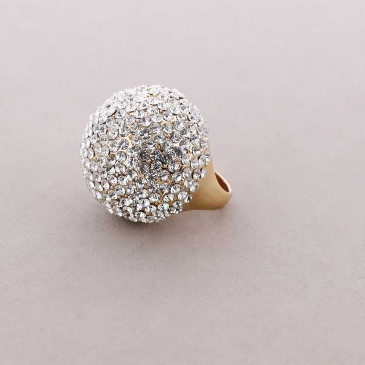 ANILLO CRISTALES METAL