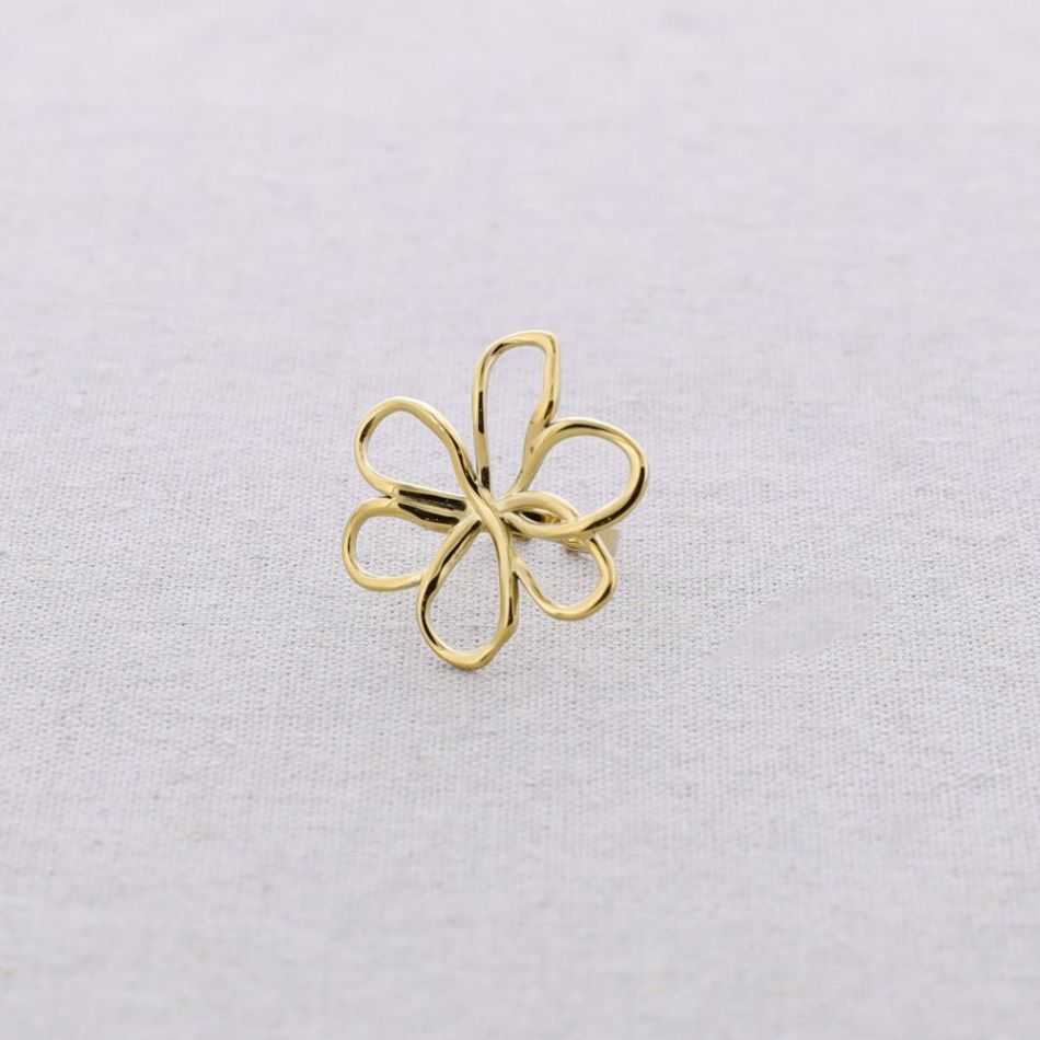 STEEL FLOWER RING