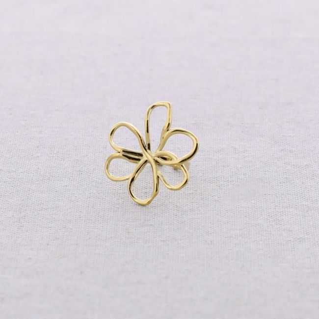 STEEL FLOWER RING