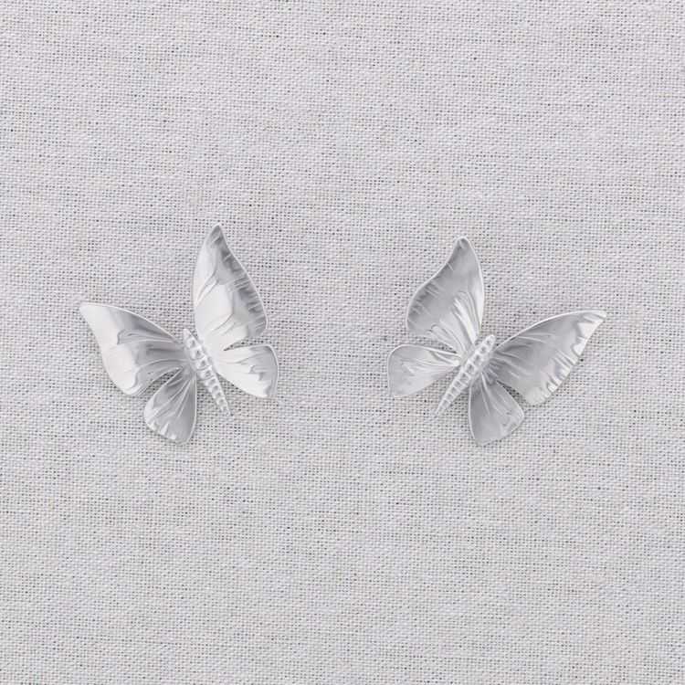 BUTTERFLY STEEL EARRINGS 2