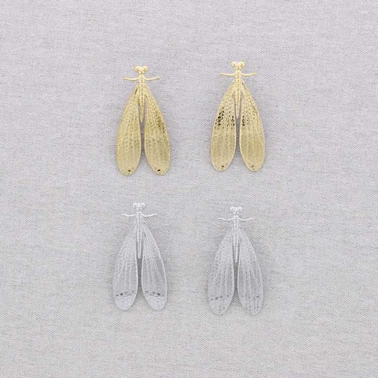 INSECT STEEL EARRINGS 2