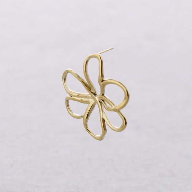 STEEL FLOWER EARRINGS