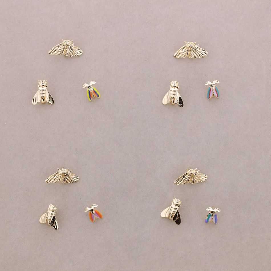 TRIPLE INSECT METAL BROOCH SET