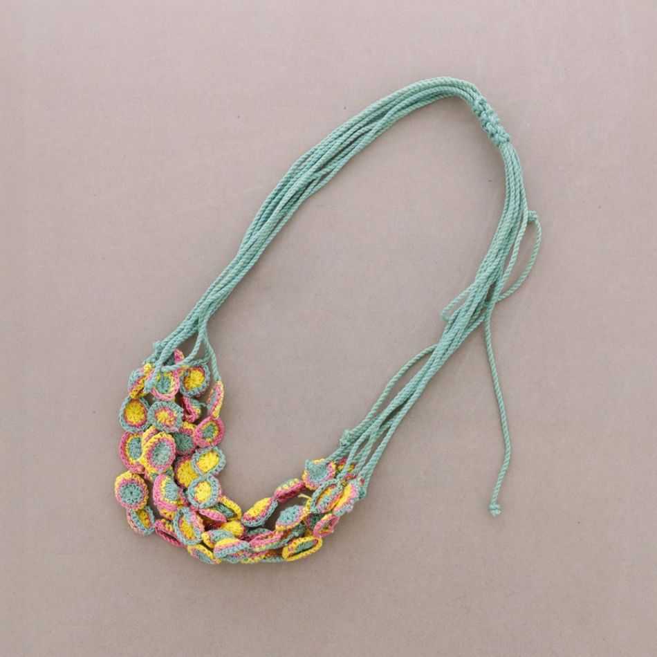 MULTI-EMBROIDERED CHOKER