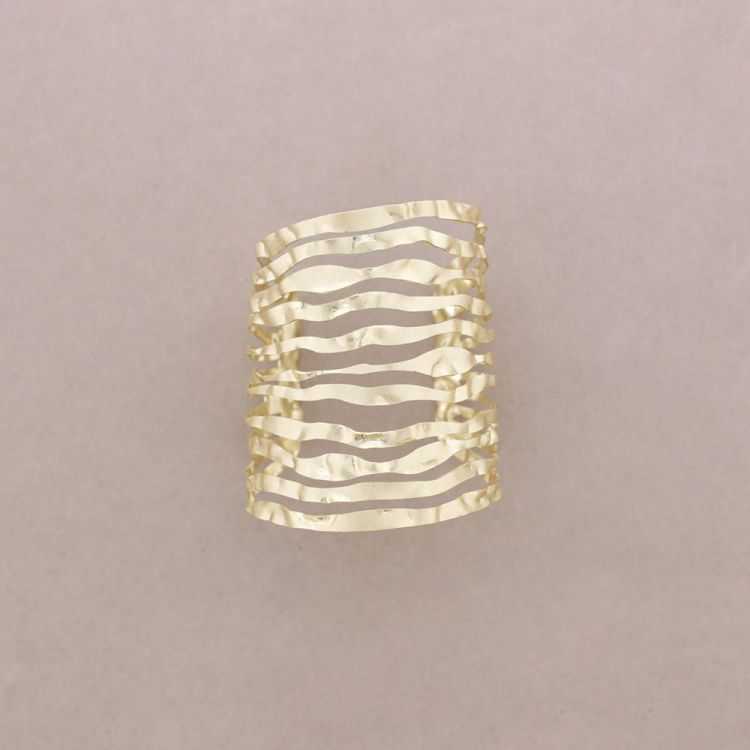 ADJUSTABLE WAVY METAL BRACELET