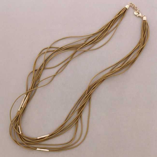 COLLAR LARGO ELÁSTICO MULTI TIRAS METAL