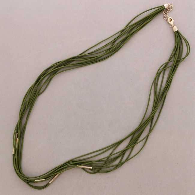 COLLAR LARGO ELÁSTICO MULTI TIRAS METAL