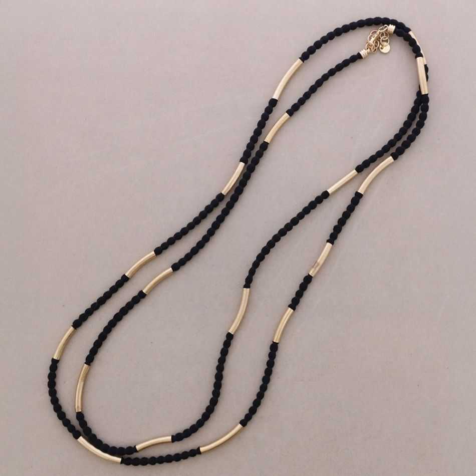 COLLAR LARGO ELÁSTICO DOBLE VUELTAS TUBOS METAL