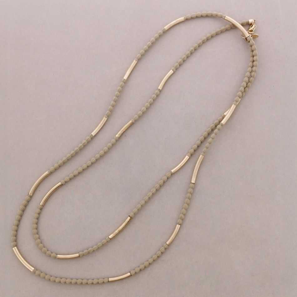 COLLAR LARGO ELÁSTICO DOBLE VUELTAS TUBOS METAL
