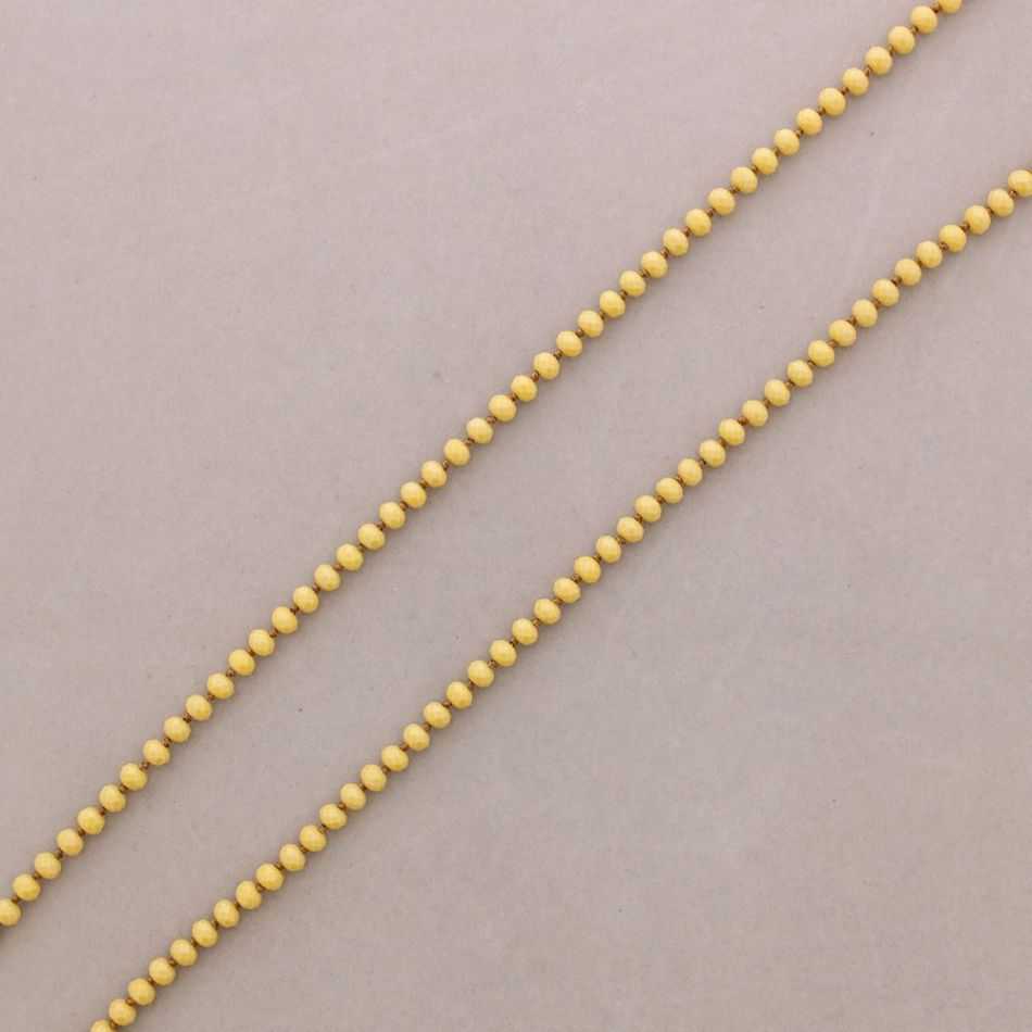 LONG CRYSTAL NECKLACE 1.2Mx8MM