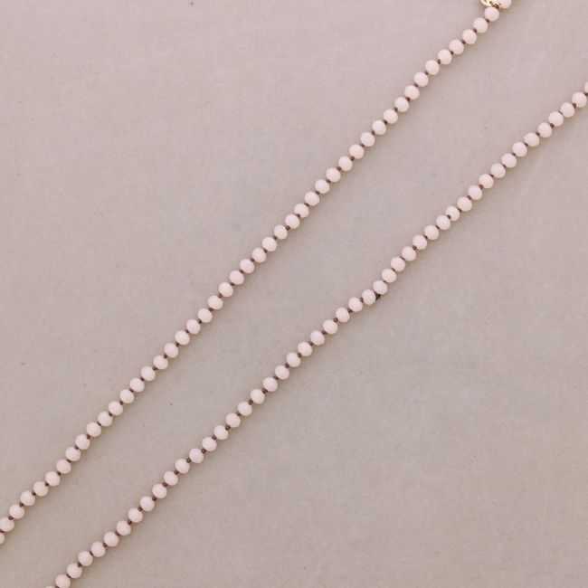 LONG CRYSTAL NECKLACE 1.2Mx8MM