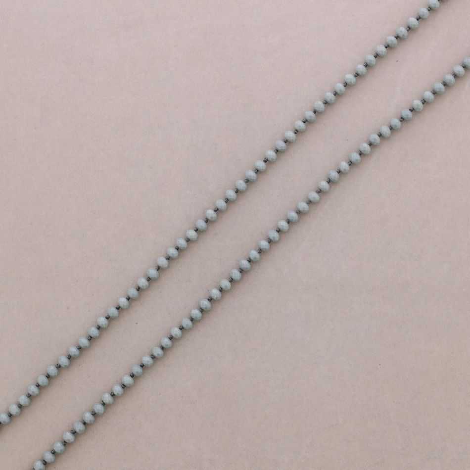 LONG CRYSTAL NECKLACE 1.2Mx8MM
