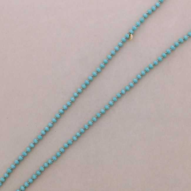 COLLAR LARGO CRISTALES 1.2Mx8MM