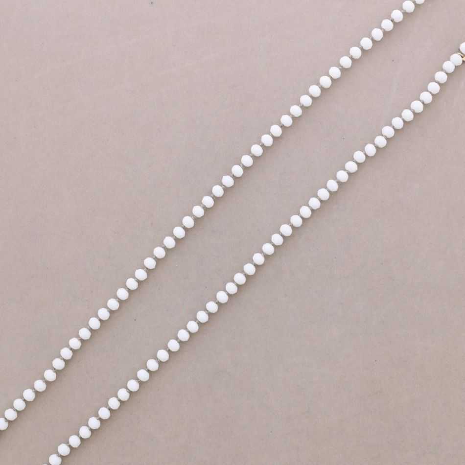 LONG CRYSTAL NECKLACE 1.2Mx8MM