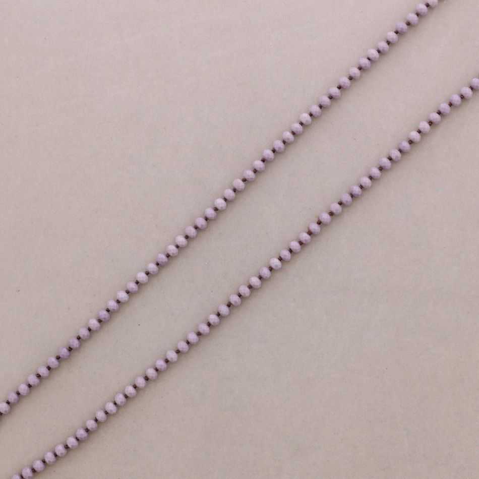 LONG NECKLACE CRYSTALS 1.2MX8MM