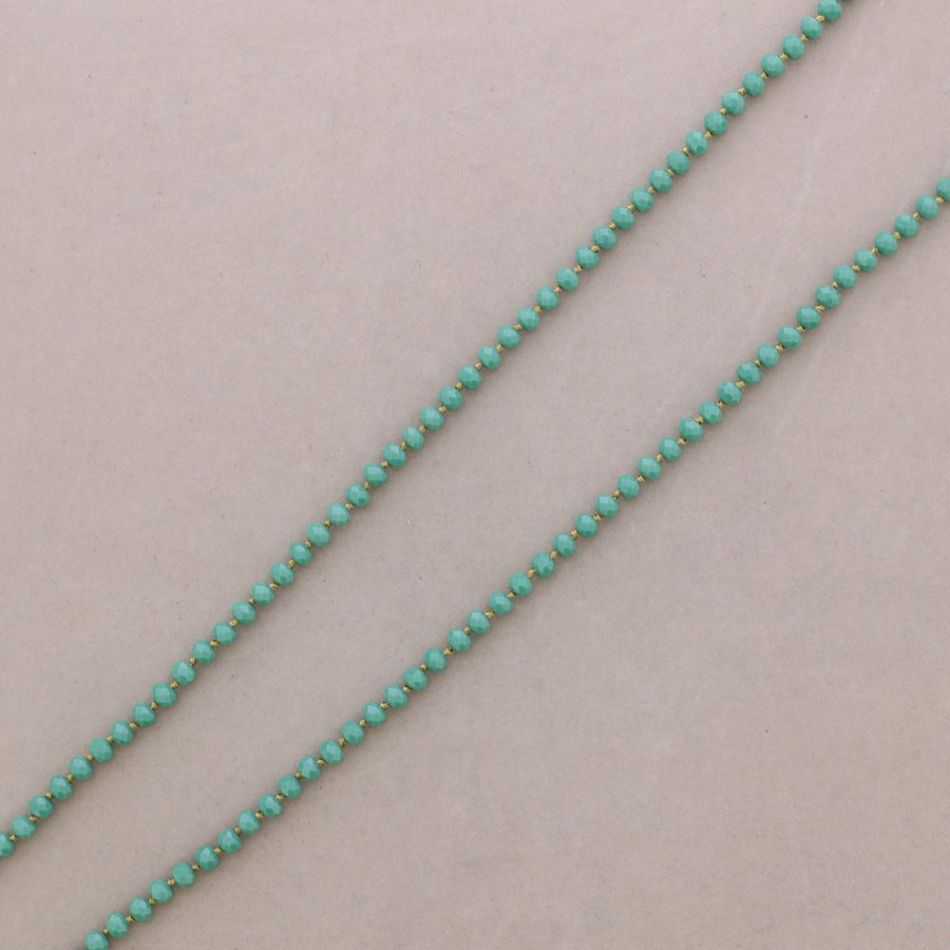 LONG NECKLACE CRYSTALS 1.2MX8MM