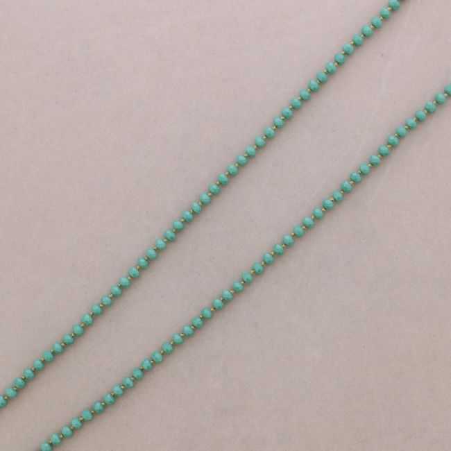 LONG NECKLACE CRYSTALS 1.2MX8MM