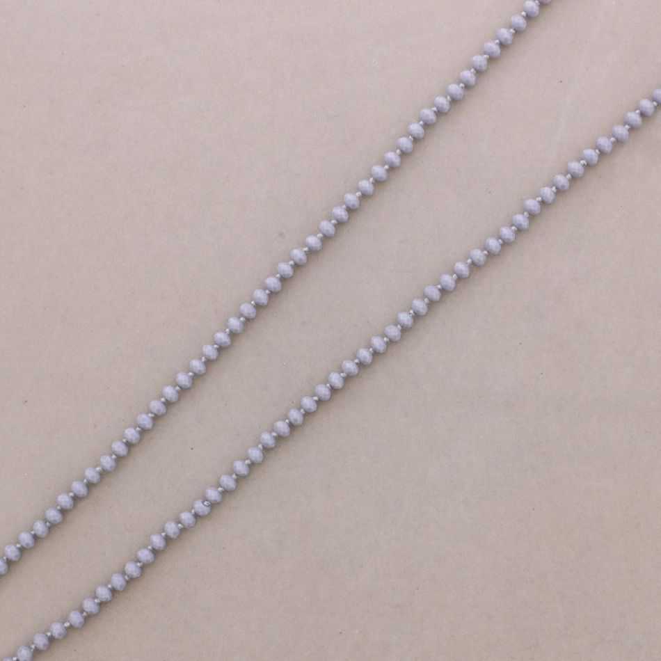 LONG NECKLACE CRYSTALS 1.2MX8MM