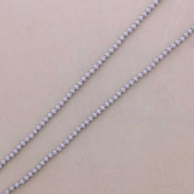 LONG NECKLACE CRYSTALS 1.2MX8MM