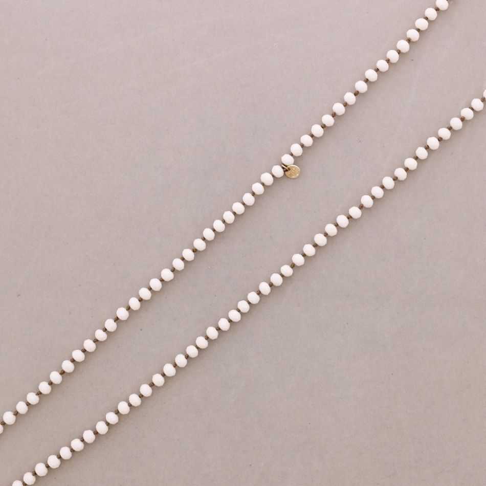 LONG NECKLACE CRYSTALS 1.2MX8MM