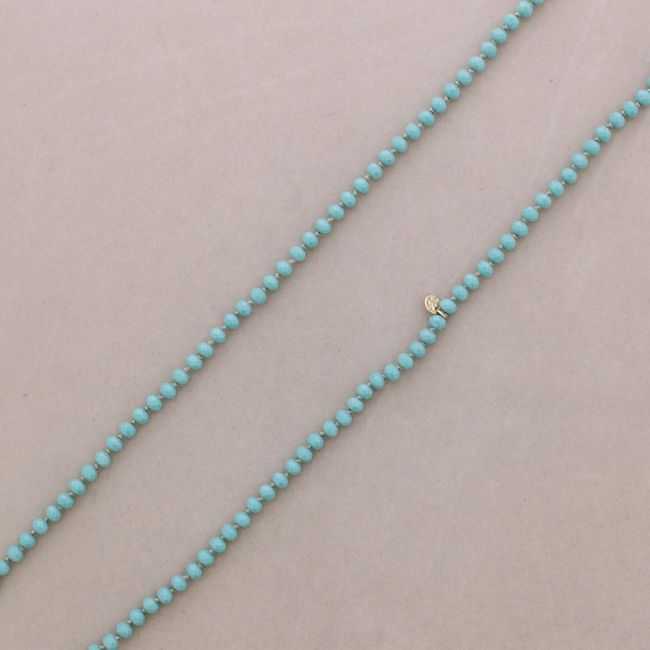 LONG NECKLACE CRYSTALS 1.2MX8MM