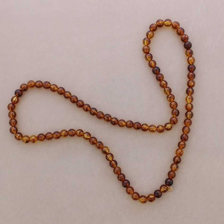 LONG ELASTIC NECKLACE WITH RESIN BEADS 100CM 12MM