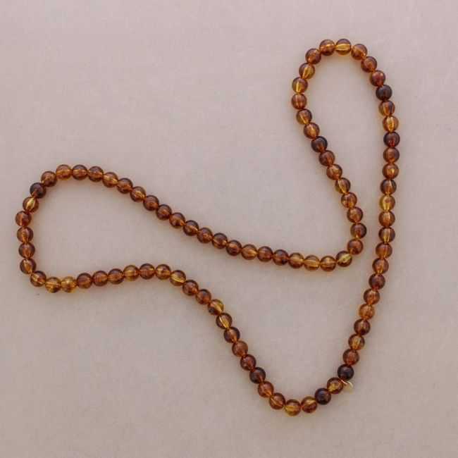 LONG ELASTIC NECKLACE WITH RESIN BEADS 100CM 12MM