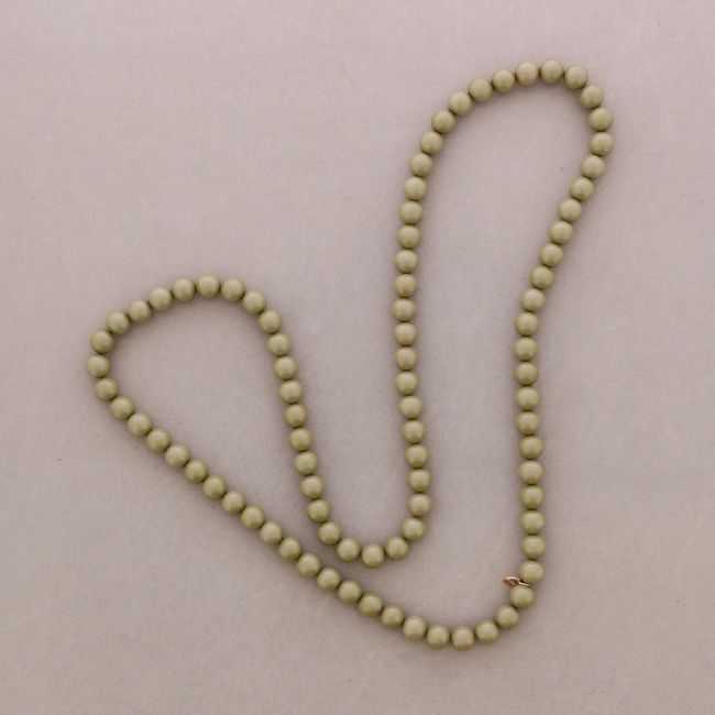 LONG ELASTIC NECKLACE WITH RESIN BEADS 100CM 12MM