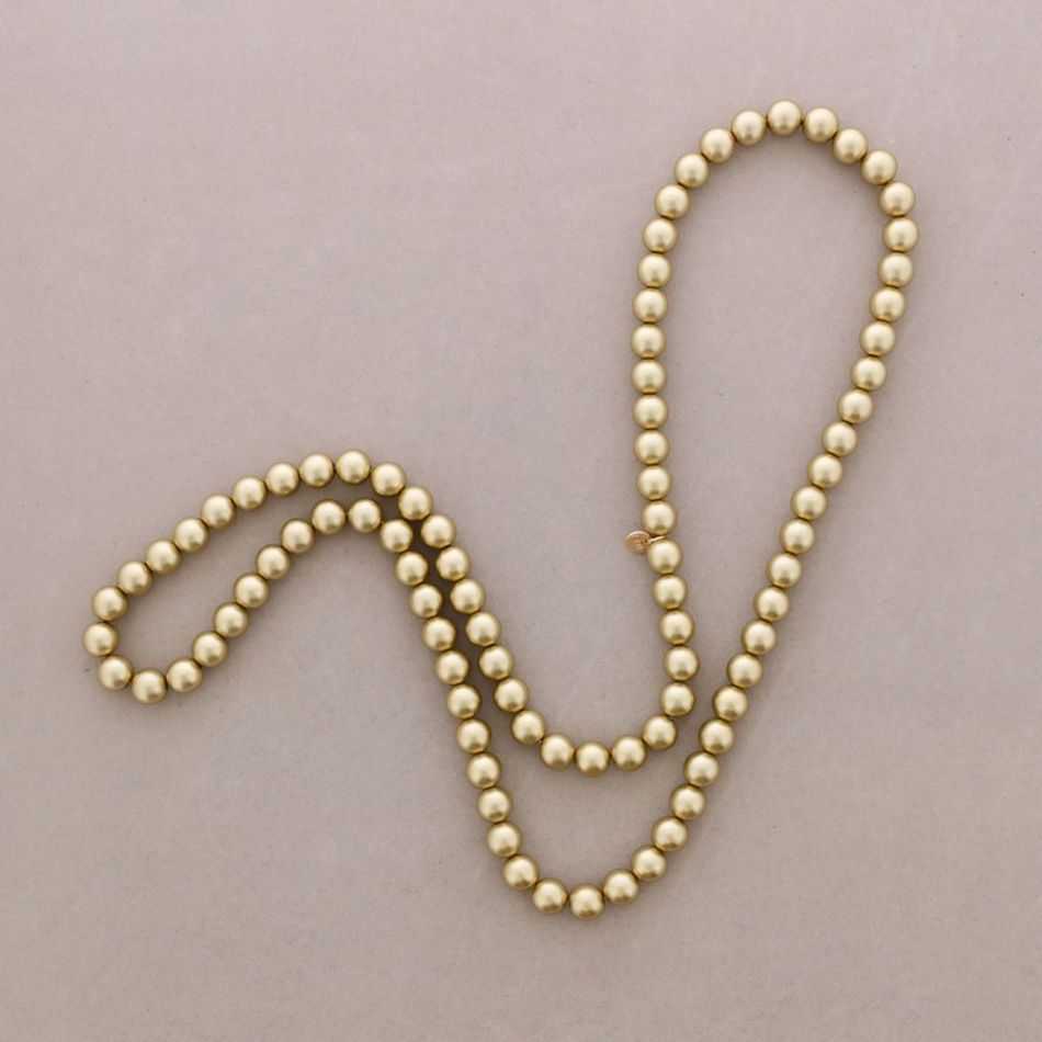 LONG ELASTIC NECKLACE WITH RESIN BEADS 100CM 12MM