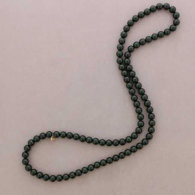 LONG ELASTIC NECKLACE WITH RESIN BEADS 100CM 12MM