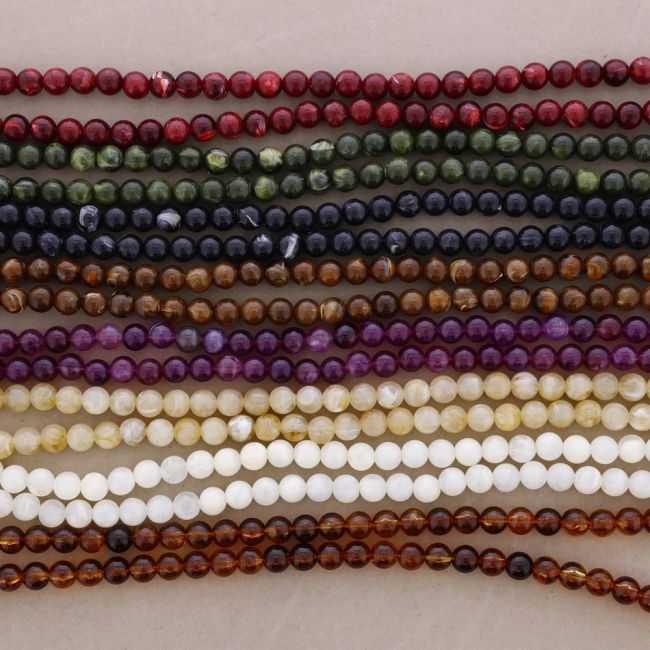 COLLAR LARGO ELÁSTICO CUENTAS BOLAS RESINA 100CM 10MM