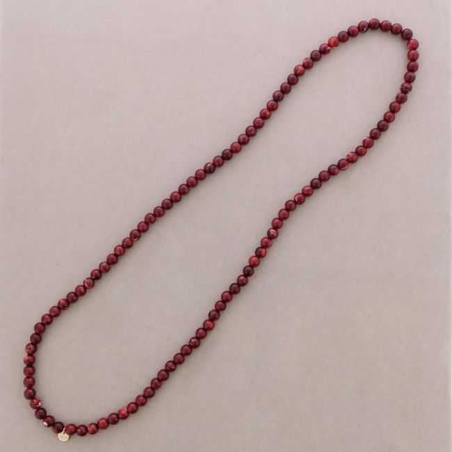 COLLAR LARGO ELÁSTICO CUENTAS BOLAS RESINA 100CM 10MM