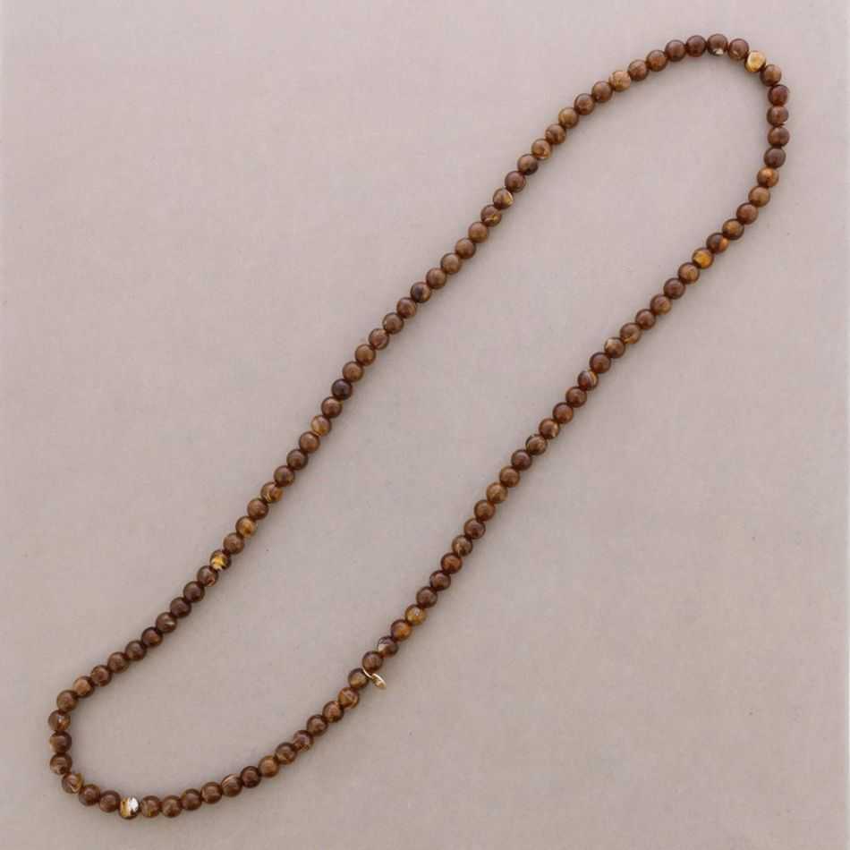 COLLAR LARGO ELÁSTICO CUENTAS BOLAS RESINA 100CM 10MM