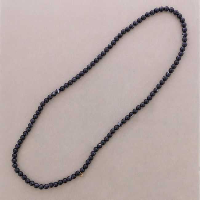 COLLAR LARGO ELÁSTICO CUENTAS BOLAS RESINA 100CM 10MM