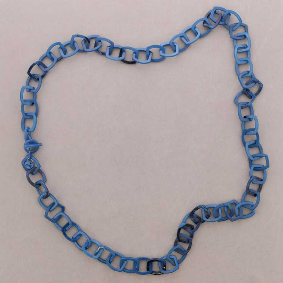 LONG RESIN LINK NECKLACE