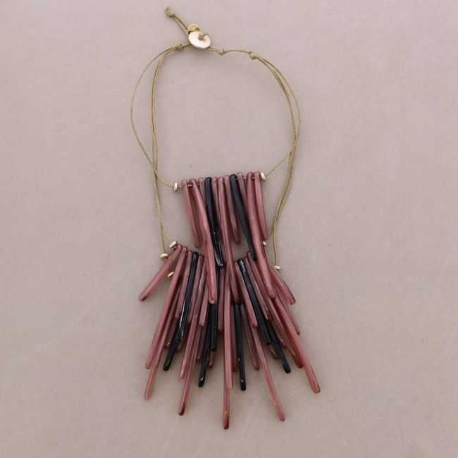 TRIPLE STRAP RESIN CHOKER