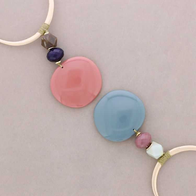 ETHNIC CHOKER WITH RESIN BEADS 2