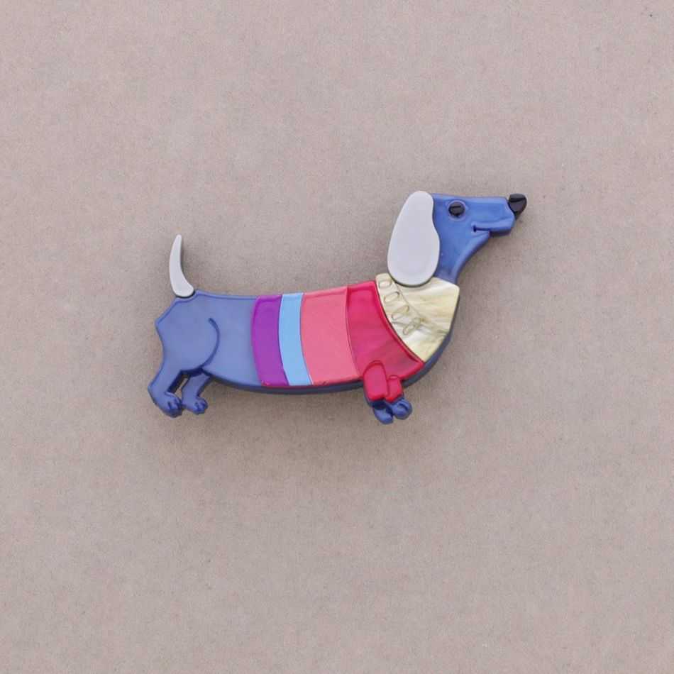 BROCHE PERRITO RESINA