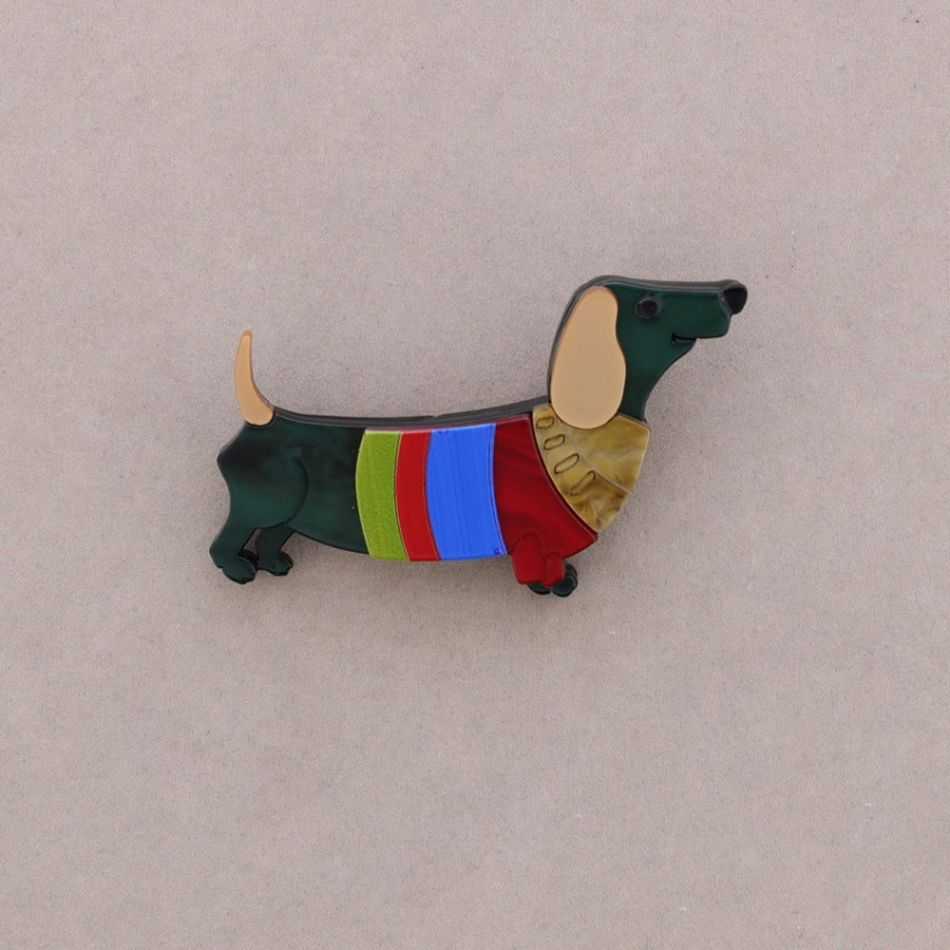 BROCHE PERRITO RESINA