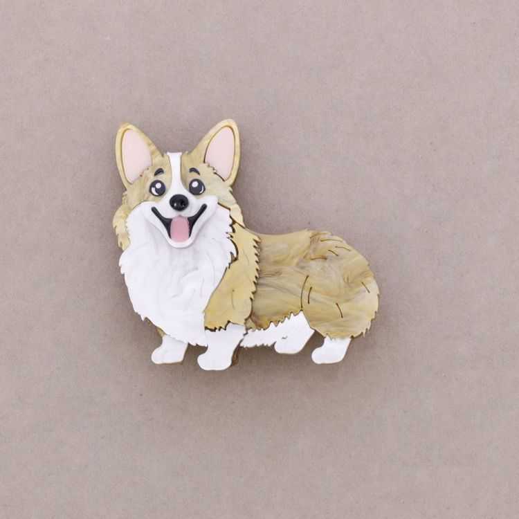 RESIN DOG BROOCH 2