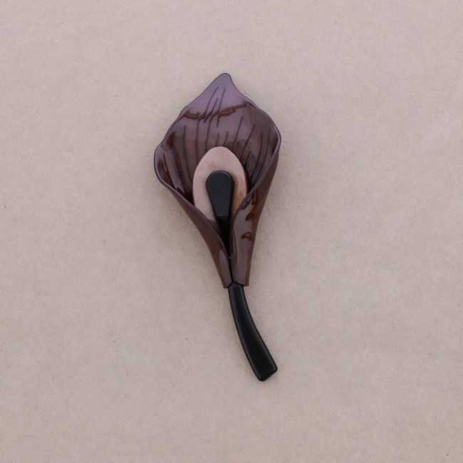 BROCHE FLOR RESINA