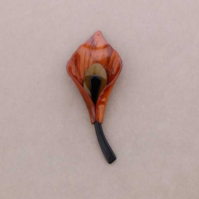 BROCHE FLOR RESINA