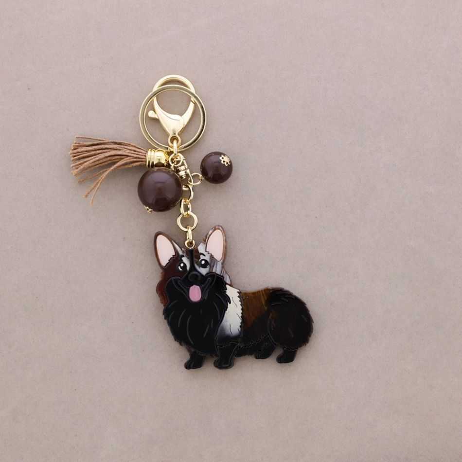 RESIN DOG KEYCHAIN