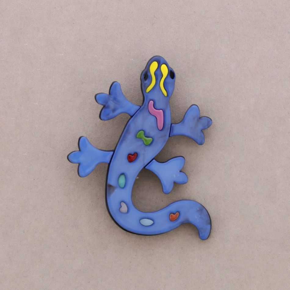 BROCHE SALAMANDRA RESINA
