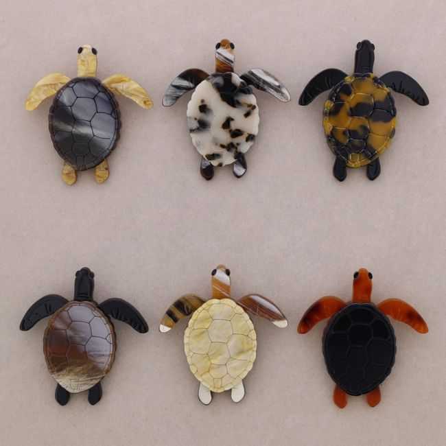 BROCHE TORTUGA RESINA
