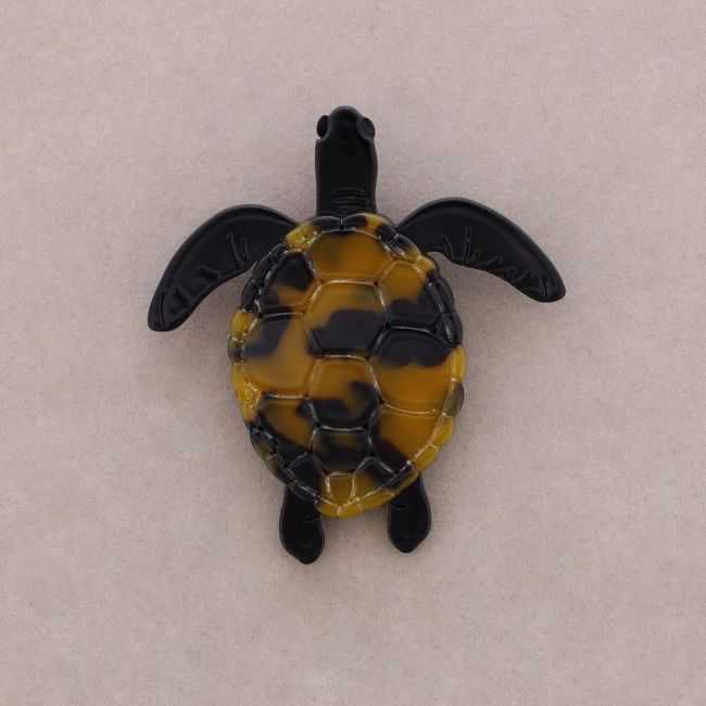 RESIN TURTLE BROOCH