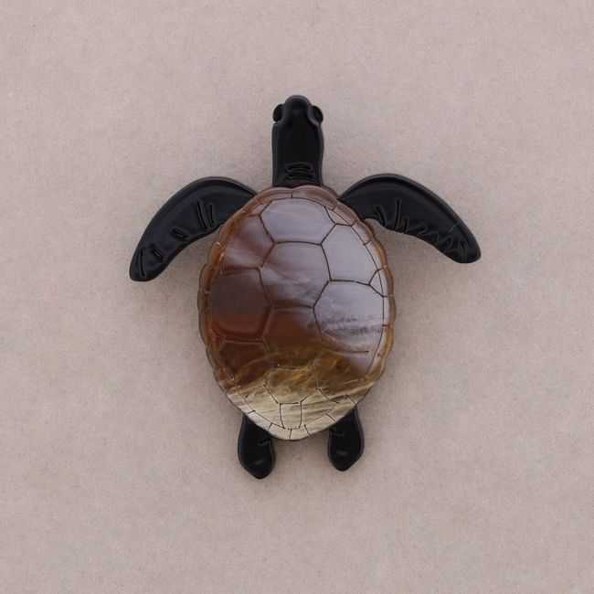 BROCHE TORTUGA RESINA